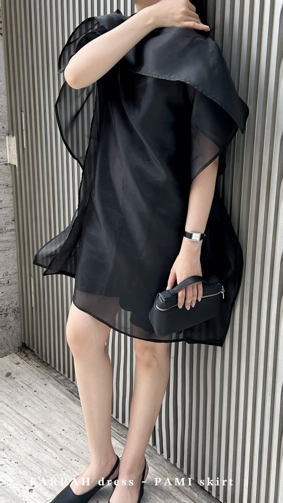 Farrah chiffon set front