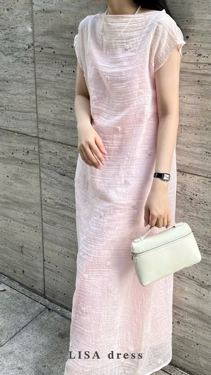 Lisa ditsy floral dress side
