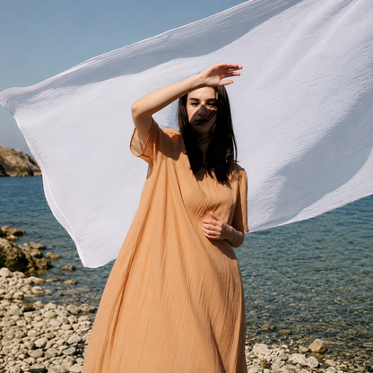Penna Crepe Short Sleeve Dress