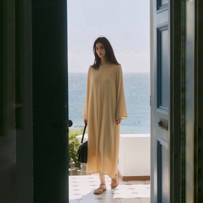 Penna Crepe Long Sleeve Dress