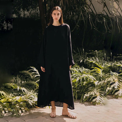 Penna Crepe Long Sleeve Dress