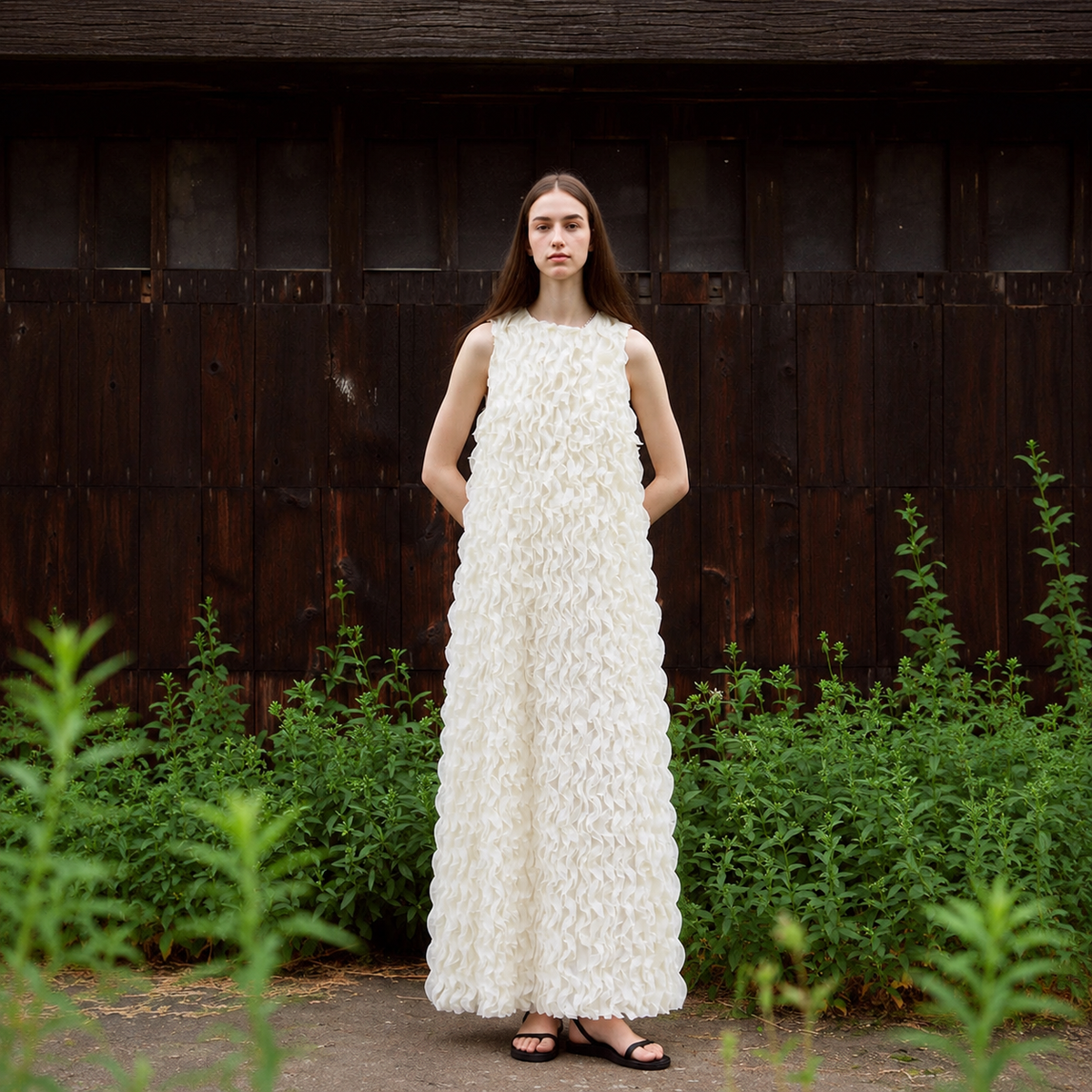 Tarley Wave Lace Maxi Dress